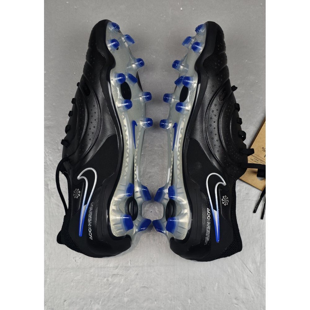 Nike Tiempo Legend 10 Elite FG Soccer Cleats Mens 7.5 Black Blue DV4328-040 NWT - Picture 5 of 8